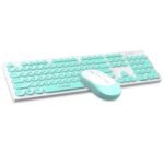 Kit Teclado + Mouse Inalámbrico TF770 Celeste