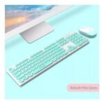 Kit Teclado + Mouse Inalámbrico TF770 Celeste - Imagen de 2