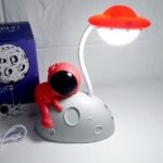 Velador Astronauta Recargable Luz Led Rojo - Image 2