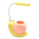 Velador Luz Led Recargable Caracol Amarillo - Image 2