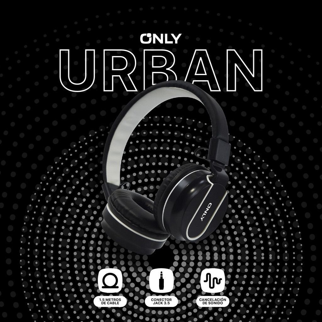 1000117697.jpg Auricular Urban Sonido Extra Bass Only - Imagen de 1