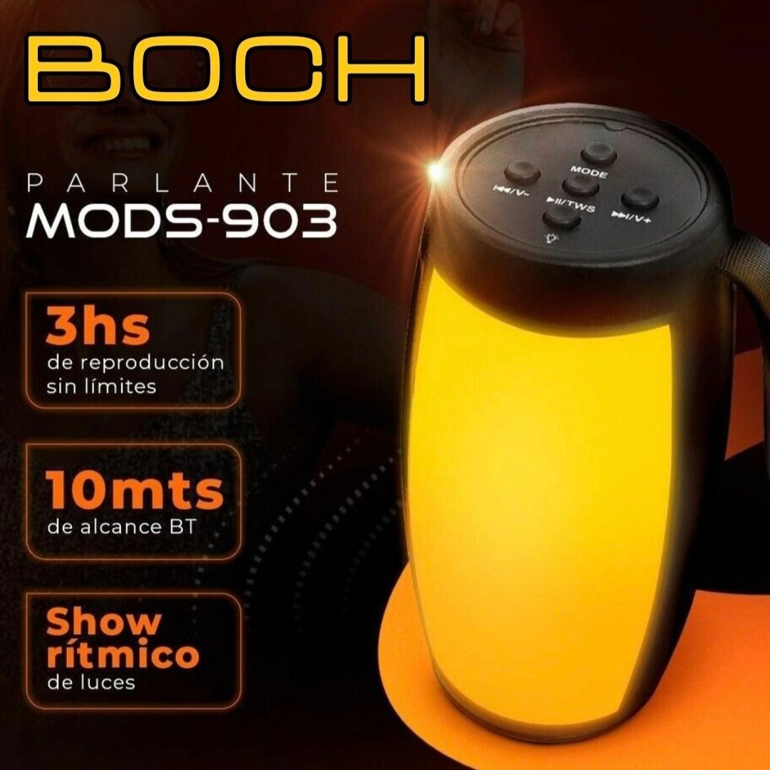 1000128934.jpg Mini Parlante Portátil Bluetooth 3" Boch - Image 1