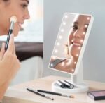 Espejo Led Rectangular Recargable Maquillaje - Imagen de 2