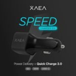 Cargador 12V Xaea - Speed PC + QC 3.0 - Negro