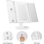 Espejo Led Maquillaje C/ Aumento Recargable