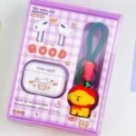 Auricular Bluetooth Premium Pack TWS K-19 - Violeta