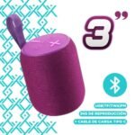 Mini Parlante Portátil Bluetooth Roar - Negro - XAEA - Image 2