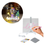 Pizarra Mágica Led con Marcadores y Soporte - Imagen de 2