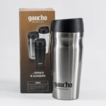 Vaso Térmico Gaucho Argentino 400cc - Gris - Image 2