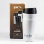 Vaso Térmico Gaucho Argentino 400cc - Blanco