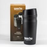 Vaso Térmico Gaucho Argentino 400cc - Negro