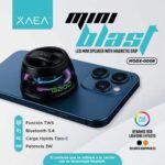 Mini Parlante 2" Magnético- Xaea Blast - Negro