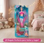 Muñeca Sirena Mermaid HS-385-7 – ZUMO – Celeste