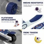 Monopatín con Asiento y Luz - Azul - Image 4