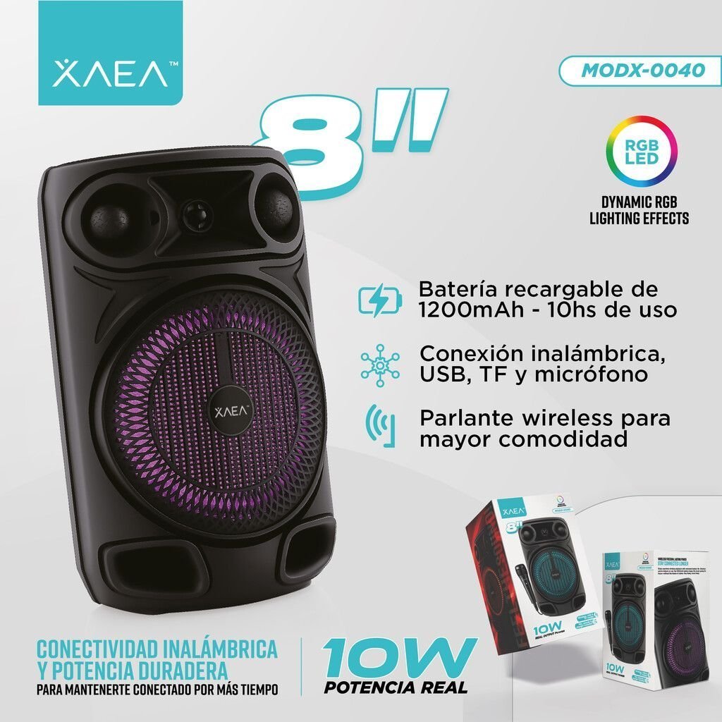1000483075.jpg Parlante 8" Portátil Bluetooth Xaea MODX-040 - Image 1