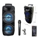 Torre Parlante 8"X2 Portátil Bluetooth Kbroad GTS-2411 - Image 3