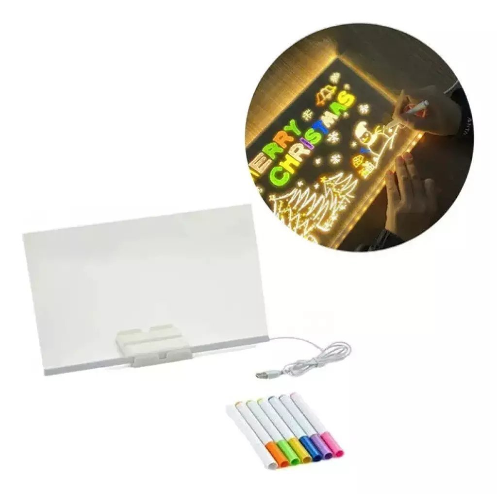 1000486827.jpg Pizarra Mágica Led 40x30cm - Image 1