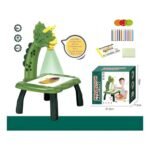 Mesa Didáctica con Proyector y Música para Niños - Verde - Image 2