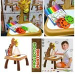 Mesa Didáctica con Proyector y Música para Niños - Verde - Image 6