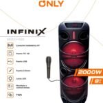 Torre Parlante 8"X2 Portátil Bluetooth Infinix - Imagen de 3