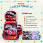 Mochila Set Infantil Auto Mods-1120 - ST - Rojo