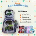 Mochila Set Infantil Camión Mods-1120 - ST - Negro
