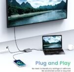 Hub Adaptador C Usb Hdmi C Cable Tipo C Modv 0013 Plateado - Imagen 3