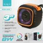 Parlante 3" Portátil Bluetooth Modx 0053 Xaea Negro
