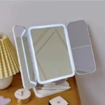 Espejo Led Maquillaje C/ Aumento Recargable