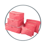 Set Organizador de Viaje - Rosa