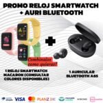 Combo Reloj Smartwatch + Auri BT A6s