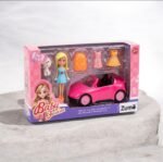 Set Muñequita Auto con Accesorios - Celeste