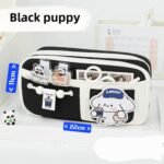 Cartuchera Doble de Tela - Verde - Image 2