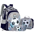 Mochila Set Infantil Futbol - Azul