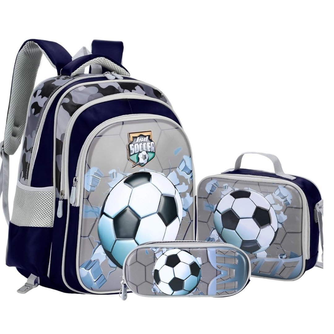2026/02/1000551491.jpg Mochila Set Infantil Futbol - Azul - Image 1