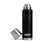 Termo Bala 1L – Gaucho Argentino® – Rosca Interna - Negro