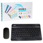Combo Teclado & Mouse Bluetooth Recargable - Negro