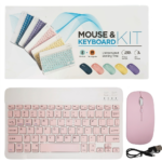 Combo Teclado & Mouse Kit Bluetooth Recargable Sin Pilas