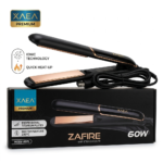 Planchita De Pelo Xaea Zafire Profesional 60w Titanio Lcd