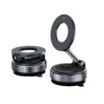 Soporte Celular Auto Magnetico 360° Con Ventosa Negro - Imagen 3