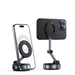 Soporte Celular Auto Magnetico 360° Con Ventosa Negro - Imagen 4