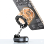 Soporte Celular Auto Magnetico 360° Con Ventosa Blanco - Imagen 4