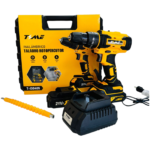 Taladro Atornillador Percutor Inalámbrico Time 2 Baterías