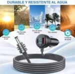 Adaptador Cargador Starlink Mini 12V Para Auto Con Visor Digital 3M