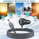 Adaptador Cargador Starlink Mini 12V Para Auto Con Visor Digital 3M