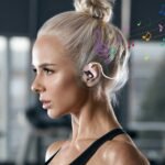 Auricular Running Open Ear Wireless Indoloro - Rosa - Imagen 4