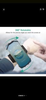 Brazalete Muñequera Para Celular 360° Running Delivery Moto - Imagen 2