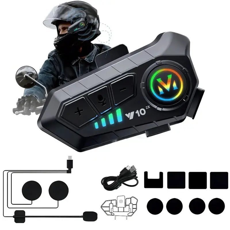 2026/04/1000643364.jpg intercomunicador Bluetooth para Casco de Moto - Imagen 1