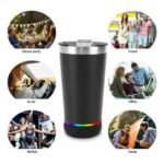 Vaso Térmico con Parlante Bluetooth 473ml.