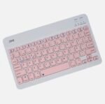 Mini Teclado Inalámbrico Recargable - Rosa